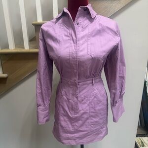 Chic Purple Mini Dress